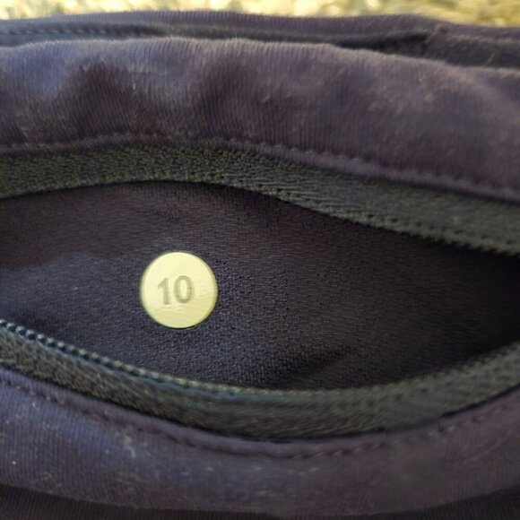 Lululemon Pace Setter Skirt Exploded Sashiko Cross Inkwell Ghost 10 - Picture 4 of 4